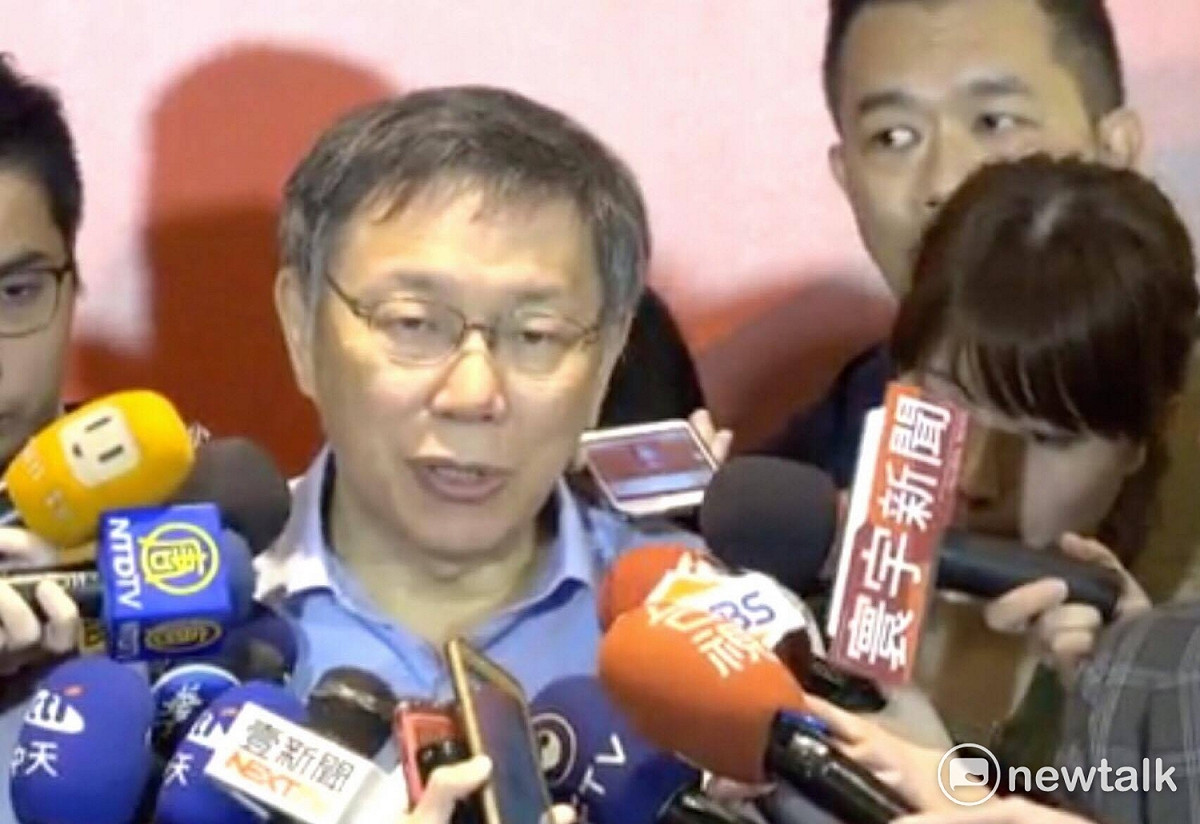 有外界認為台北市長柯文哲與反新潮流結盟開砲新潮流，柯文哲今（4）日說，自己也是很小心不要捲進民進黨裡面派系的鬥爭。 圖：周煊惠 / 攝（資料照片）