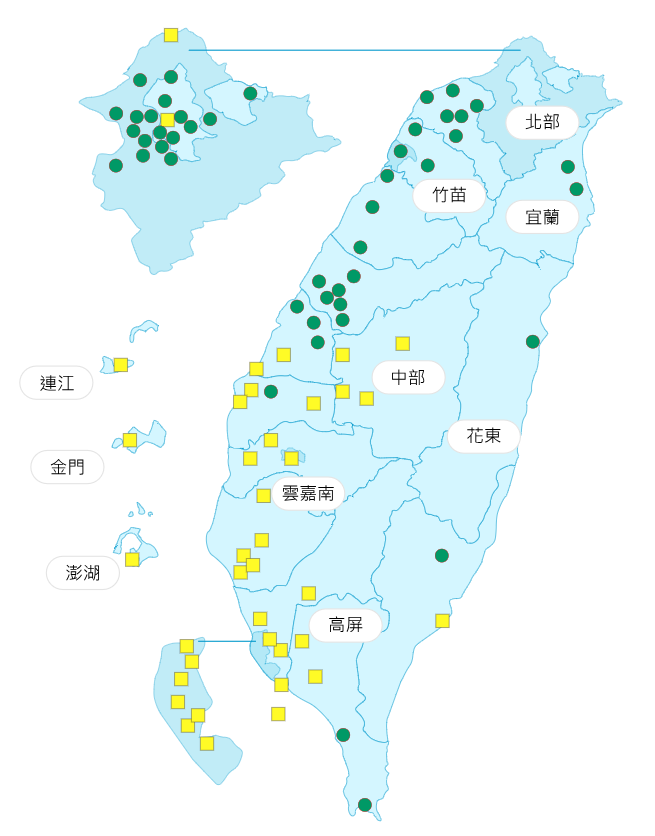 環境部公布各地空氣品質概況。 圖：環境部提供