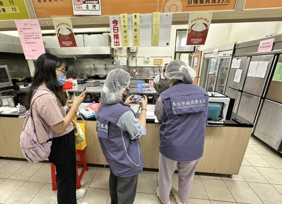 台北市成淵高中國中部爆出疑似食物中毒案，87名學生集體腹瀉。 圖：北市衛生局