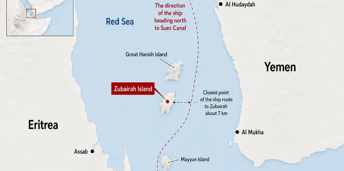 胡塞組織控制紅海沿岸關鍵戰略要地與島嶼，葉門戰局一夕之間反轉胡塞組織取得絕對優勢。 圖：翻攝自IranObserver0