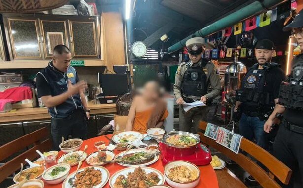 佛祖面前在桌上亂搞！ 泰僧人侵吞信眾捐款、搞淫趴被捕後遭褫奪僧籍