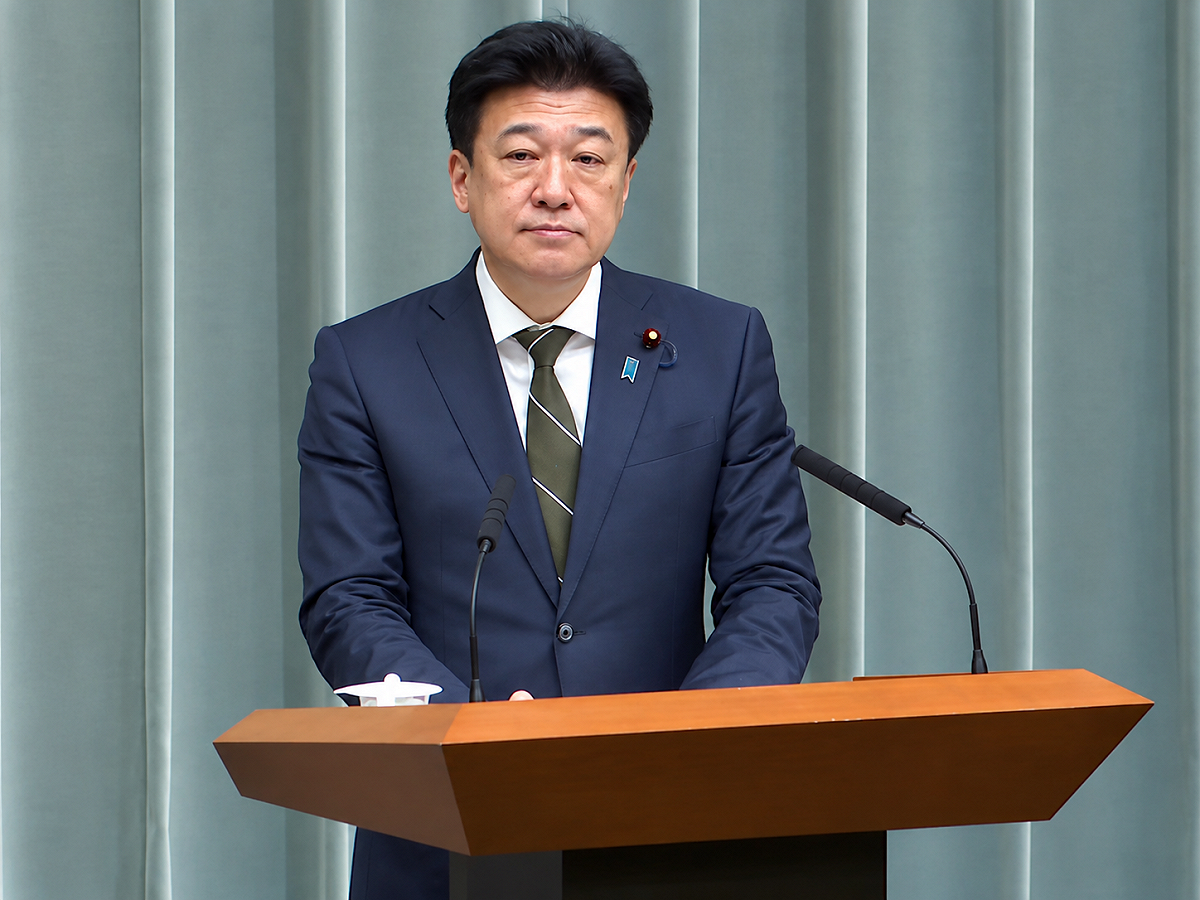 日本內閣官房長官木原稔。  圖：翻攝自內閣廣報室（資料照）