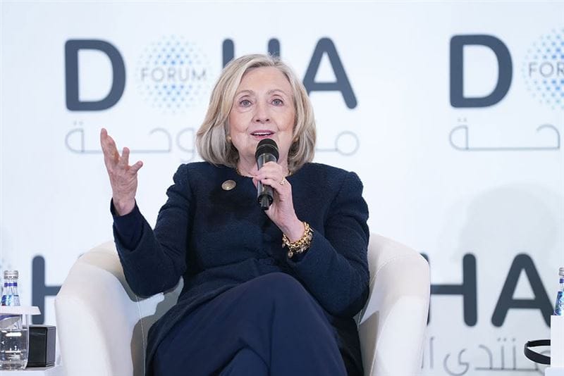 前美國國務卿希拉蕊·柯林頓（Hillary Clinton）。 圖：翻攝希拉蕊臉書