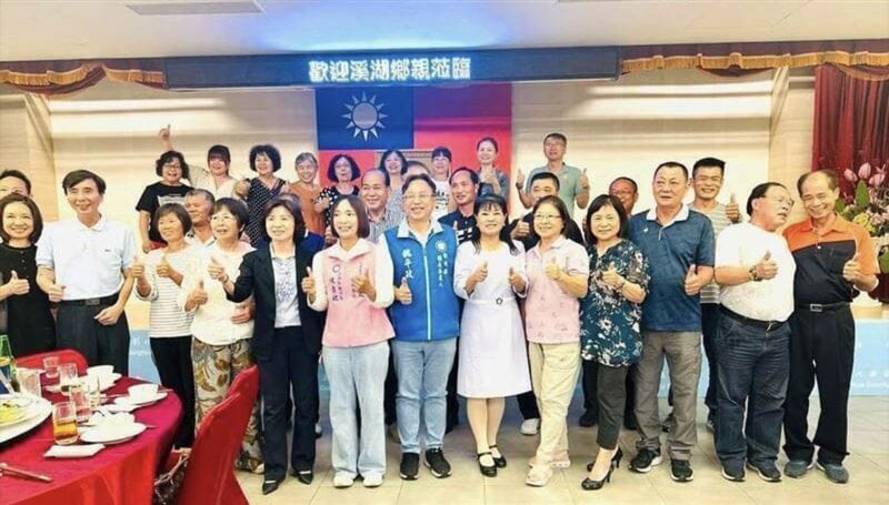 謝典霖6月23日在議會設宴席開10多桌疑涉賄，遭彰化地檢署逮捕聲押，魏平政也出席該場餐會。 圖：翻攝畫面
