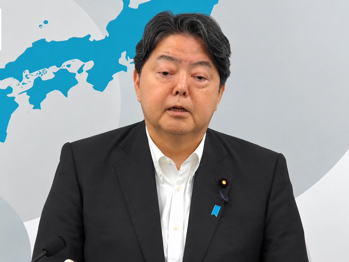 傳林芳正曾向首相高市早苗表達希望續任總務大臣。 圖：翻攝自総務省動画チャンネルYT