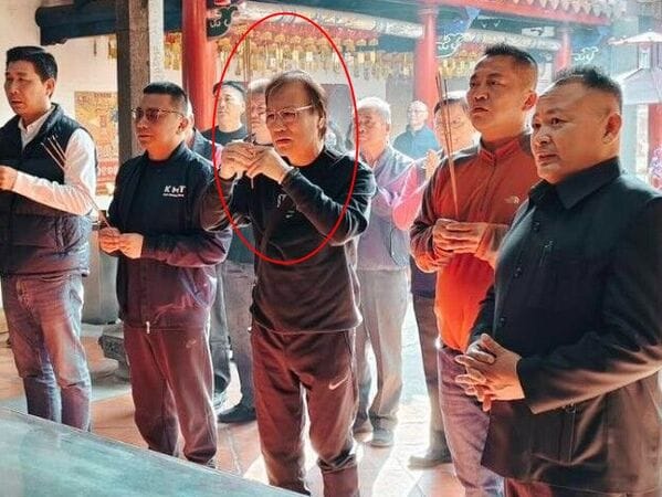 謝典霖父親謝新隆。 圖：翻攝二林仁和宮