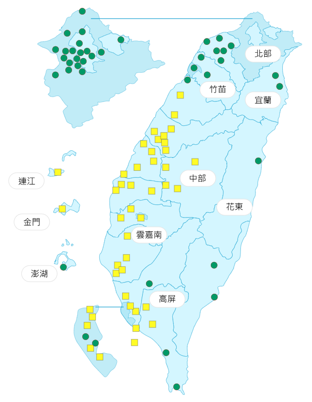 環境部公布各地空氣品質概況。 圖：環境部提供