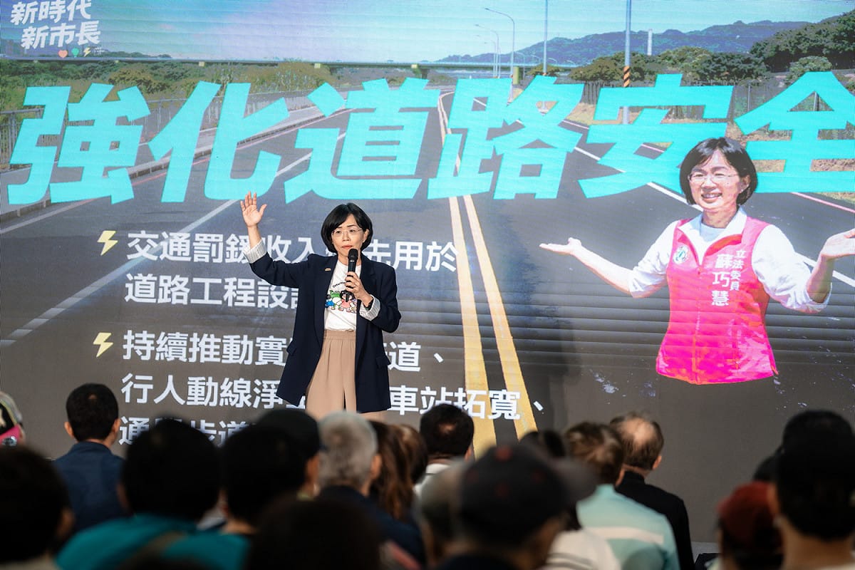 蘇巧慧指出，機車是許多市民生活不可或缺的代步工具，因此，為民眾打造安全的通勤環境是政府的首要任務。 圖：蘇巧慧競總提供