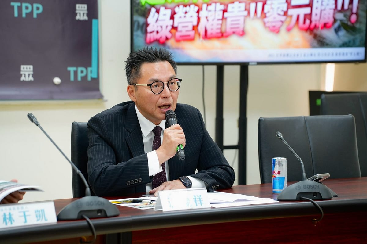 民眾黨立委洪毓祥 圖：民眾黨團提供
