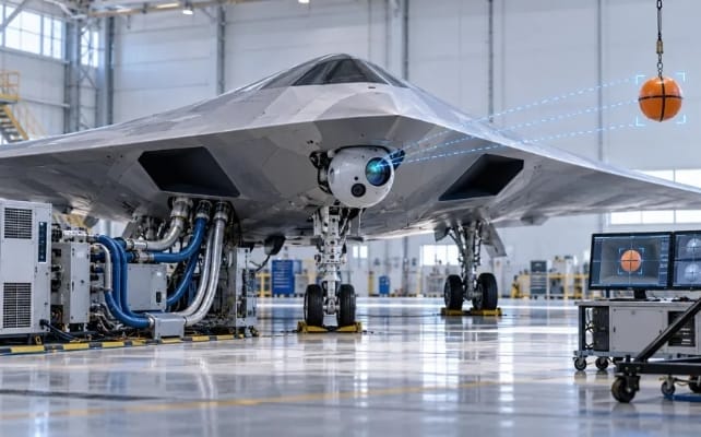 中國戰機雷射武器首亮相! 仿照美軍SHiELD? 疑搭載殲-36六代匿蹤機