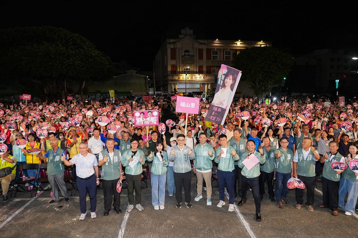 「左營楠梓後援會誓師暨楠梓區後援會成立大會」，匯集地方力量支持賴瑞隆。 圖：賴瑞隆競辦／提供