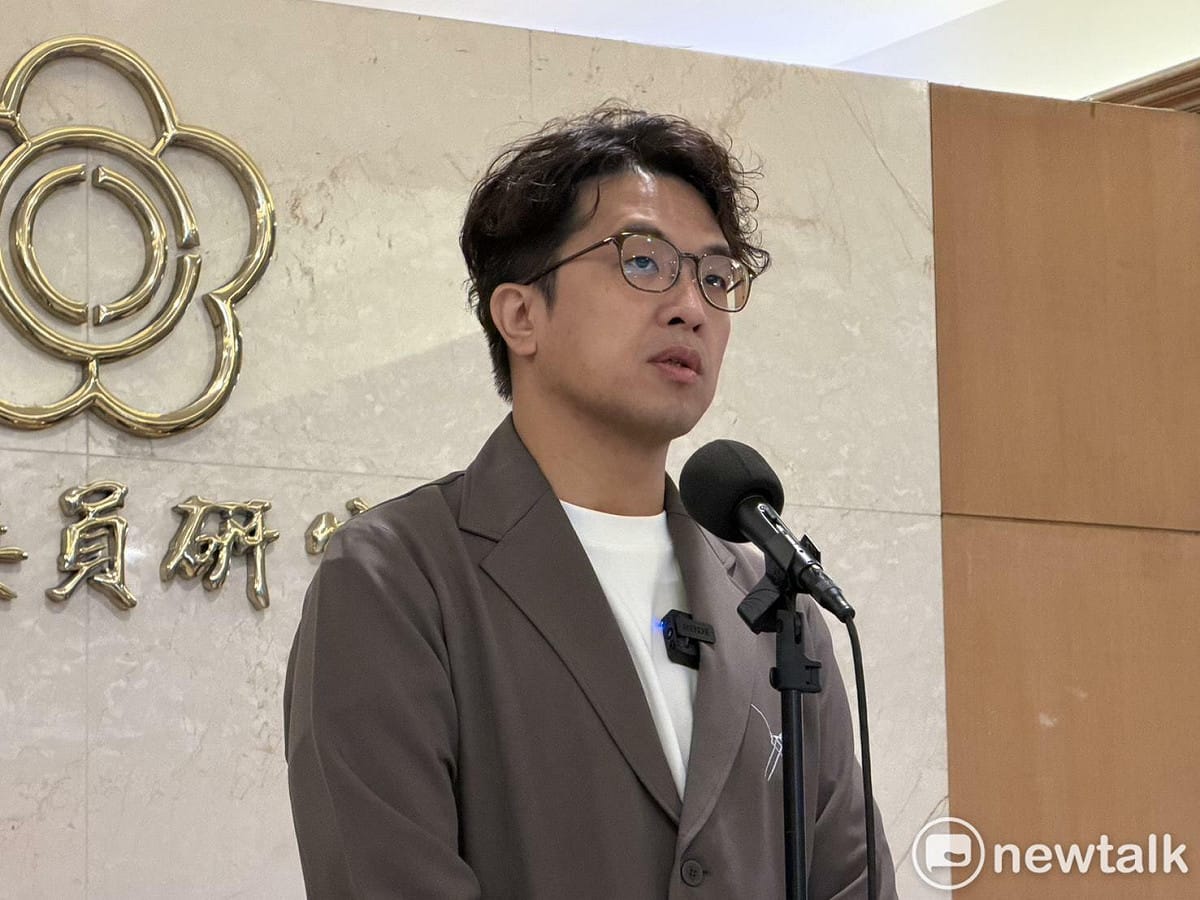 民進黨台北市長參選人沈伯洋 圖：高逸帆／攝