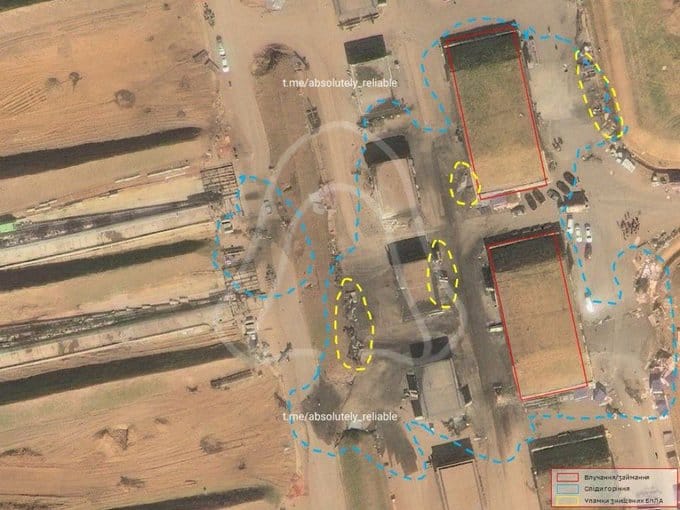 21 日烏軍成功攻擊俄羅斯用於儲存向烏發射無人機的重要軍事基地。圖：翻攝自X@CasetaBosque