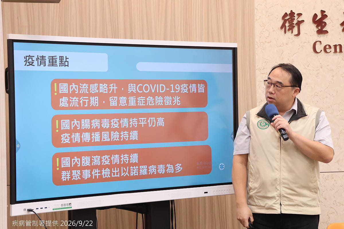 中秋連假聚餐烤肉增，近4週爆70起腹瀉群聚，其中25起檢出諾羅病毒，疾管署籲注意飲食衛生。 圖：疾管署／提供
