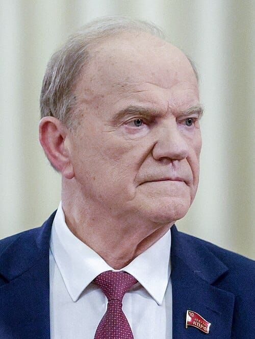 俄羅斯聯邦共產黨黨魁久加諾夫認為普丁發動的侵略烏克蘭戰爭最後會失敗 圖：取自維基百科　By Duma.gov.ru CC BY 4.0