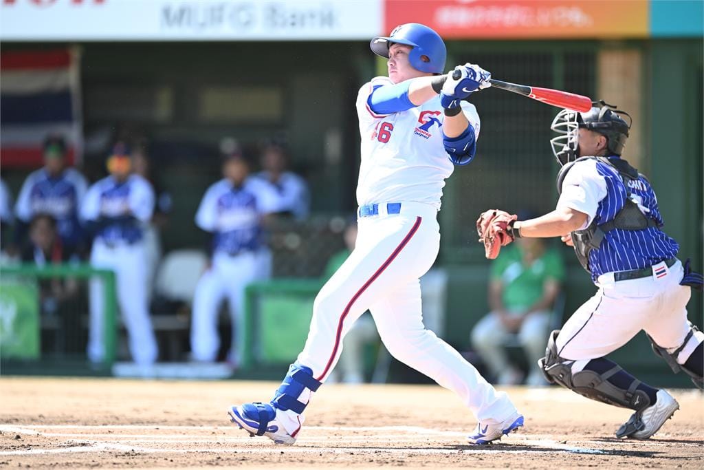 劉基鴻2局下也開轟。 圖：中華奧會提供
