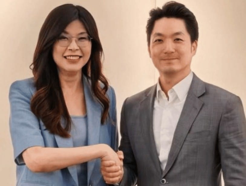 國民黨主席鄭麗文與台北市長蔣萬安。 圖：翻攝鄭麗文臉書