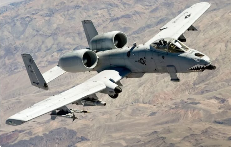 美軍A-10攻擊機。 圖 : 翻攝自軍武次位面