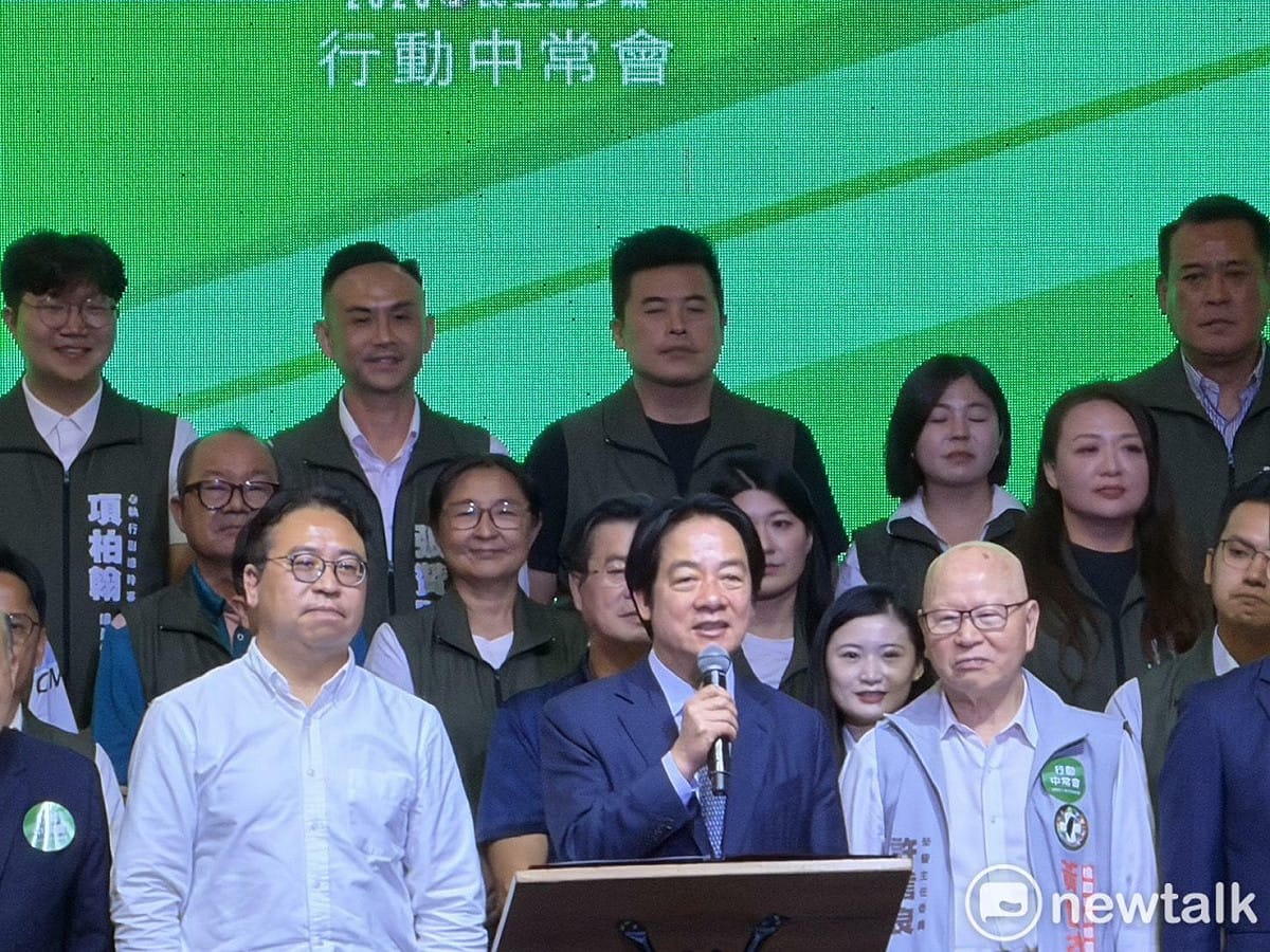 賴清德幫黃世杰助選，卻不斷誇獎張善政。 圖：高逸帆／攝