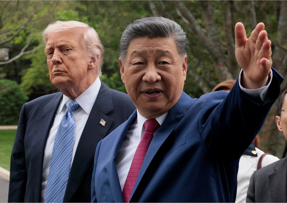 中國國家主席習近平將於 9 月 23 日至 25 日訪問美國，並與美國總統川普舉行會晤。(資料照片) 圖 : 翻攝自X @OtherSideBJ