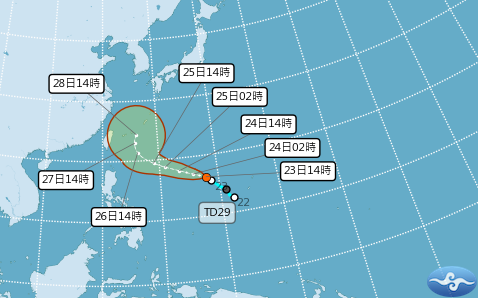 準「舒力基」最快明成颱！不排除北轉靠近 未來一週天氣趨勢一圖看