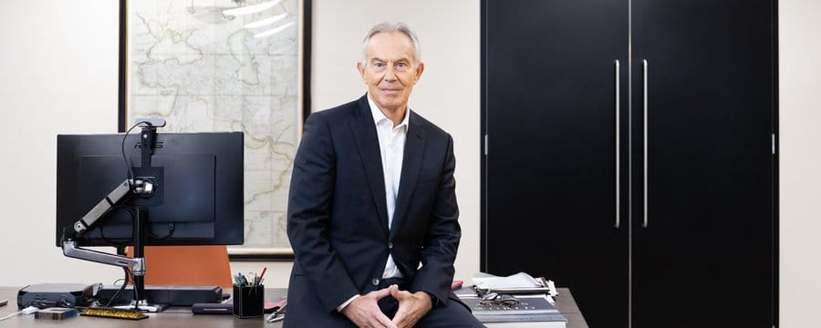 英國前首相布萊爾 圖：翻攝自Tony Blair Institute for Global Change的X