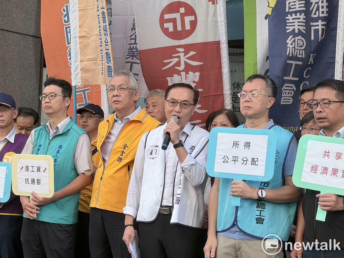 最低工資審議會勞方委員、全國產業總工會理事長戴國榮。 圖：李宣萱/攝