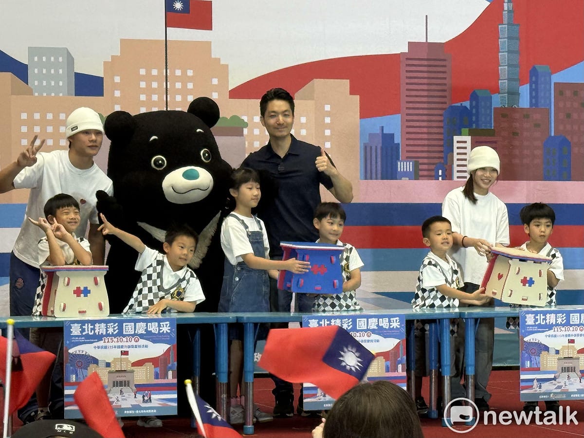 台北市長蔣萬安今出席中華民國115年國慶升旗暨慶祝活動記者會。 圖：周煊惠 / 攝