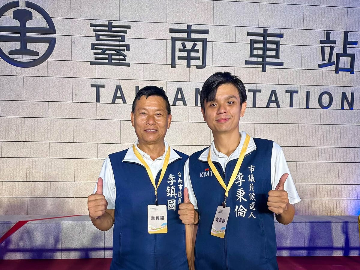 新人李秉倫承接原國民黨籍現任議員父親李鎮國的基層組織與票源。 圖：翻攝李秉倫臉書
