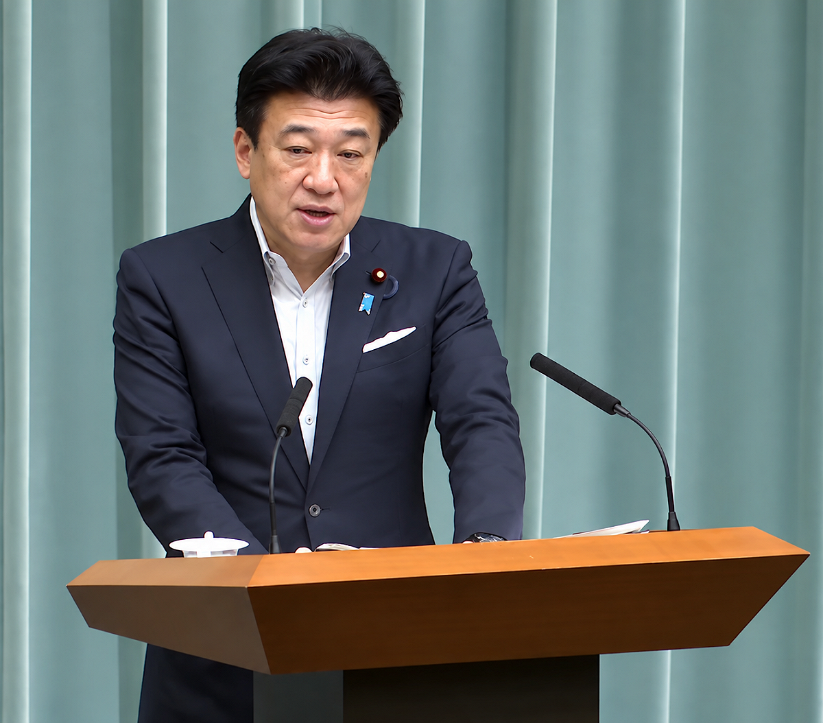 日本內閣官房長官木原稔。 圖：翻攝自內閣廣報室