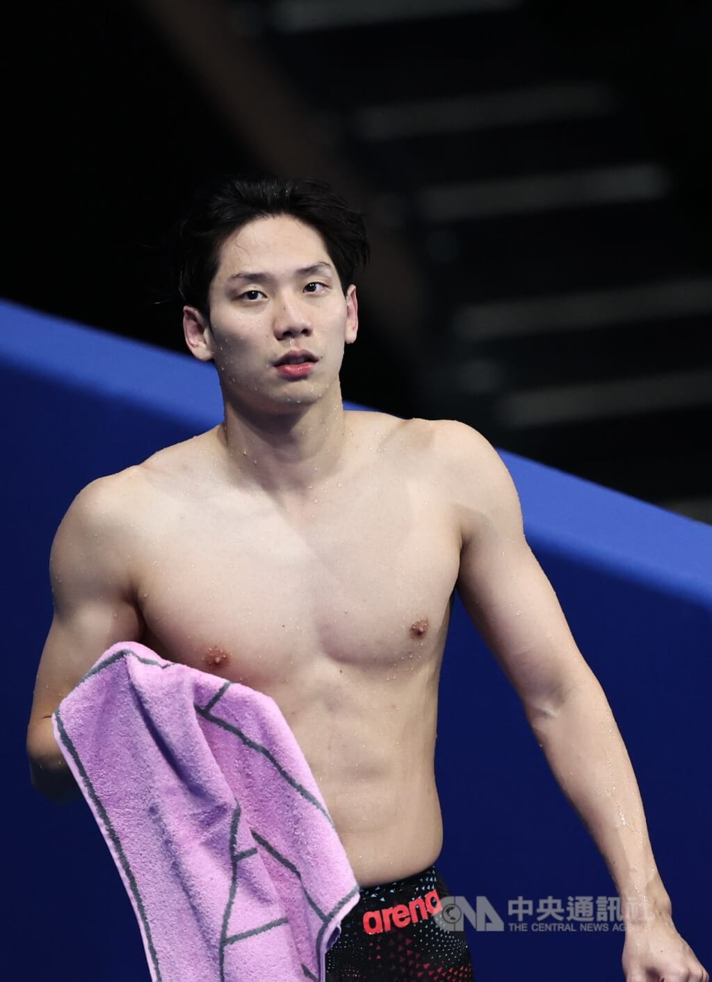 游泳選手「台灣蝶王」王冠閎。（中央社檔案照片）