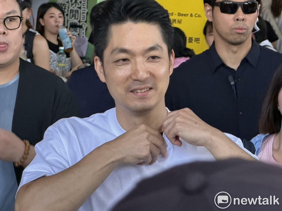 台北市長蔣萬安出席「商圈嘉年華-台北生活祭開幕記者會」。 圖：高逸帆／攝