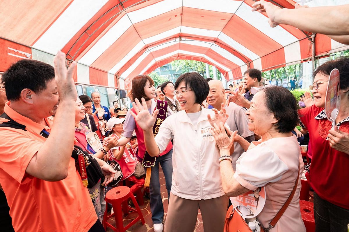 談及三重未來發展，蘇巧慧表示，三重過去就是一座充滿機會、產業與生活能量的城市，現在則到了全面升級的關鍵時刻，有許多重大建設正在進行中。 圖：蘇巧慧競總提供