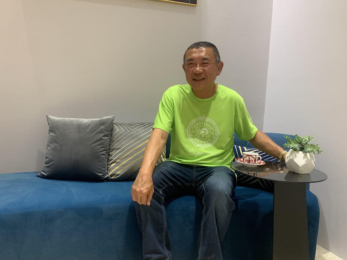 善寬建設執行長林佳宏宣布明年將公開總銷逾百億元的五案。 圖：孫家銘／拍攝