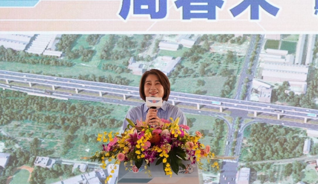 周春米表示，高屏二快完工後將為屏東交通及產業升級注入新動能。 圖：屏東縣政府／提供