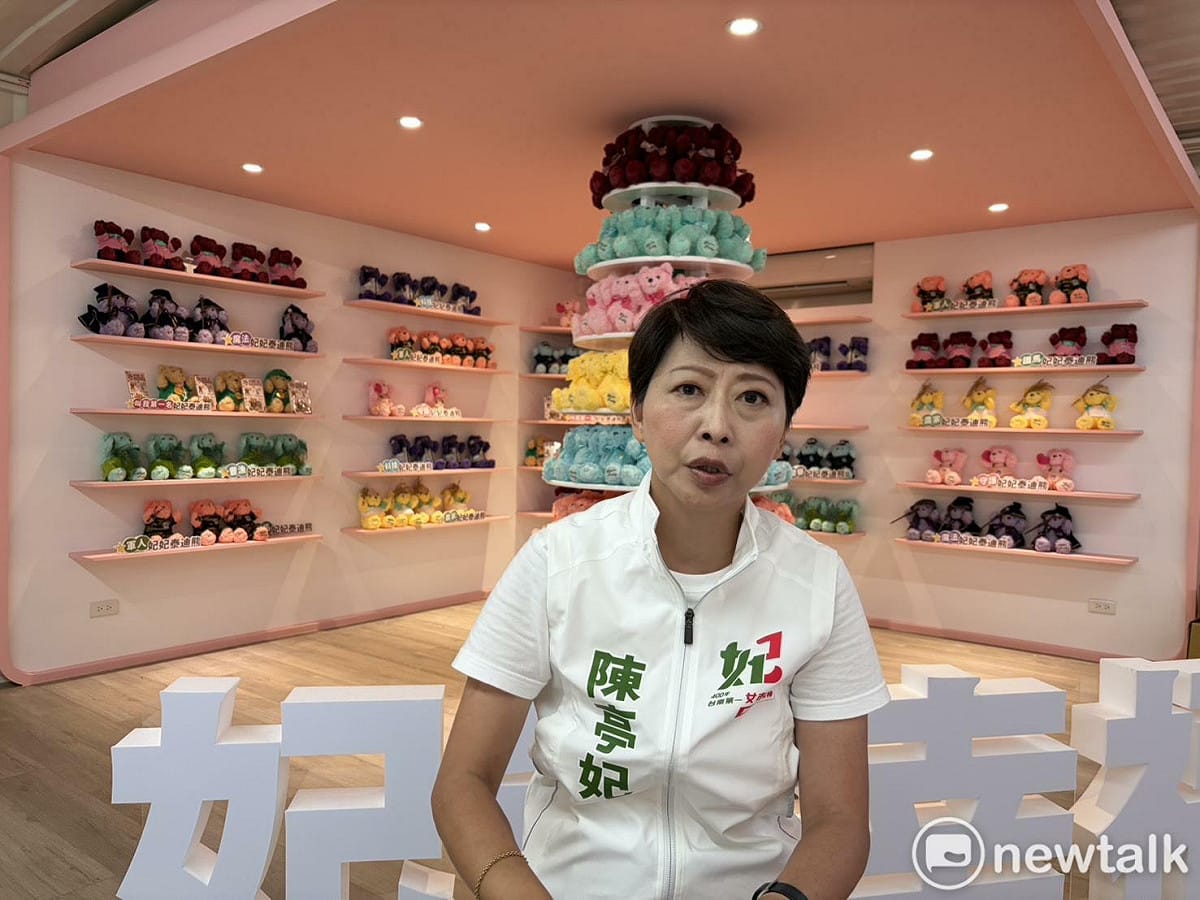 回首激烈初選，陳亭妃感性表示，最感恩的是台南基層民眾一路支持。 圖：黃博郎／攝