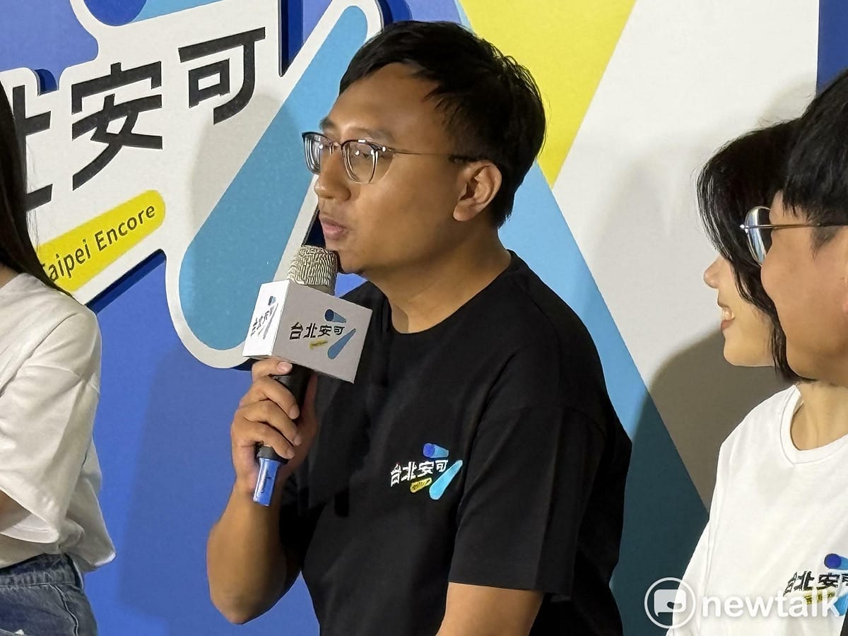 台北市長蔣萬安競選團隊發言人陳柏翰。 圖：周煊惠 / 攝