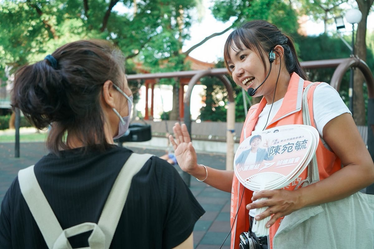 小民參政歐巴桑聯盟新北市三重蘆洲議員候選人陳宛毓。 圖：陳宛毓競選團隊 提供