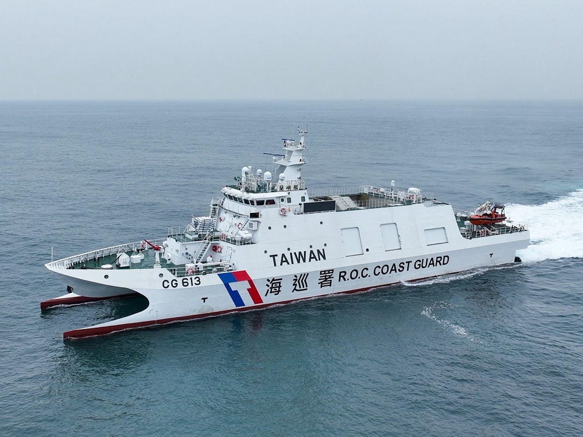 海巡署「蘭嶼艦（CG-613）」。 圖：海巡署提供