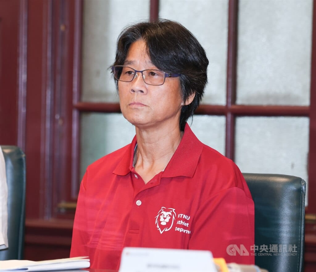 台師大前女足教練周台英。（中央社檔案照片）