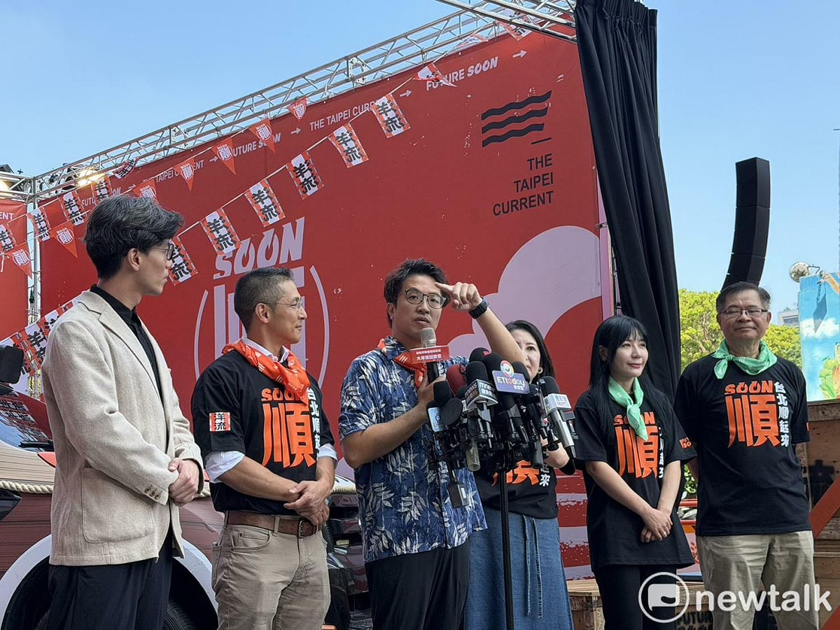 沈伯洋受訪。 圖：高逸帆／攝