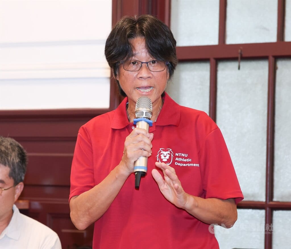 台師大前女足教練周台英。（中央社檔案照片）