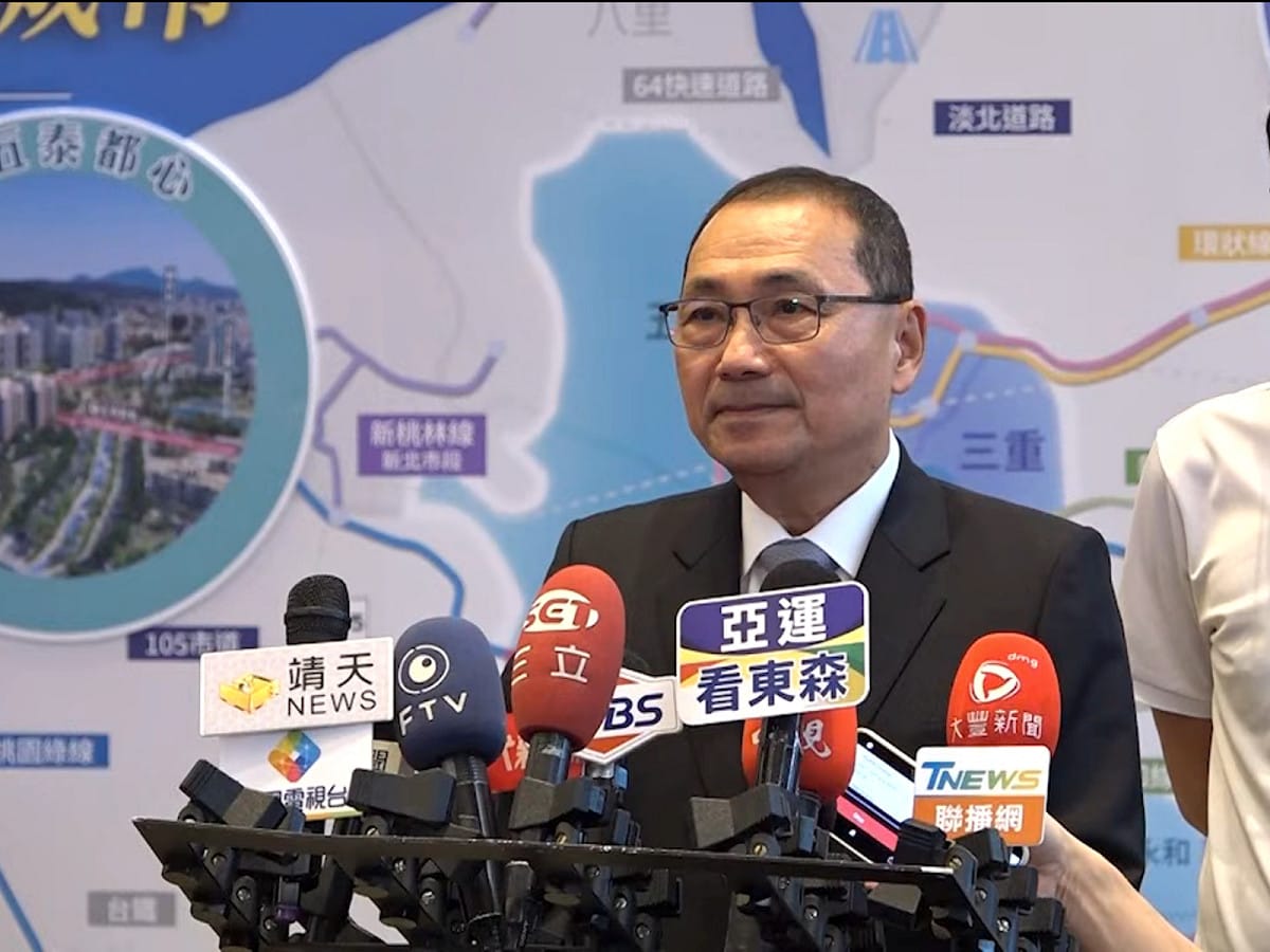 新北市長侯友宜。 圖：新北市政府/提供
