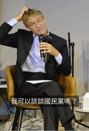 IPAC執行董事裴倫德7月接受台灣媒體訪問時表示，台灣立法院目前在國際上呈現出的分歧會影響台灣自我防衛的決心，也讓國際夥伴感到困惑。 圖：翻攝沈榮欽臉書