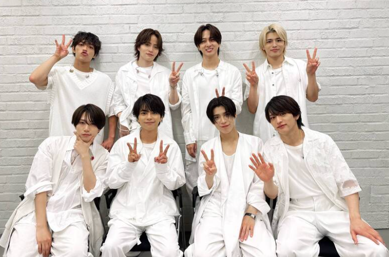 timelesz將以8人形式已成絕響。 圖：翻攝自timelesz IG