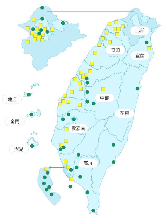 環境部公布各地空氣品質概況。 圖：環境部提供