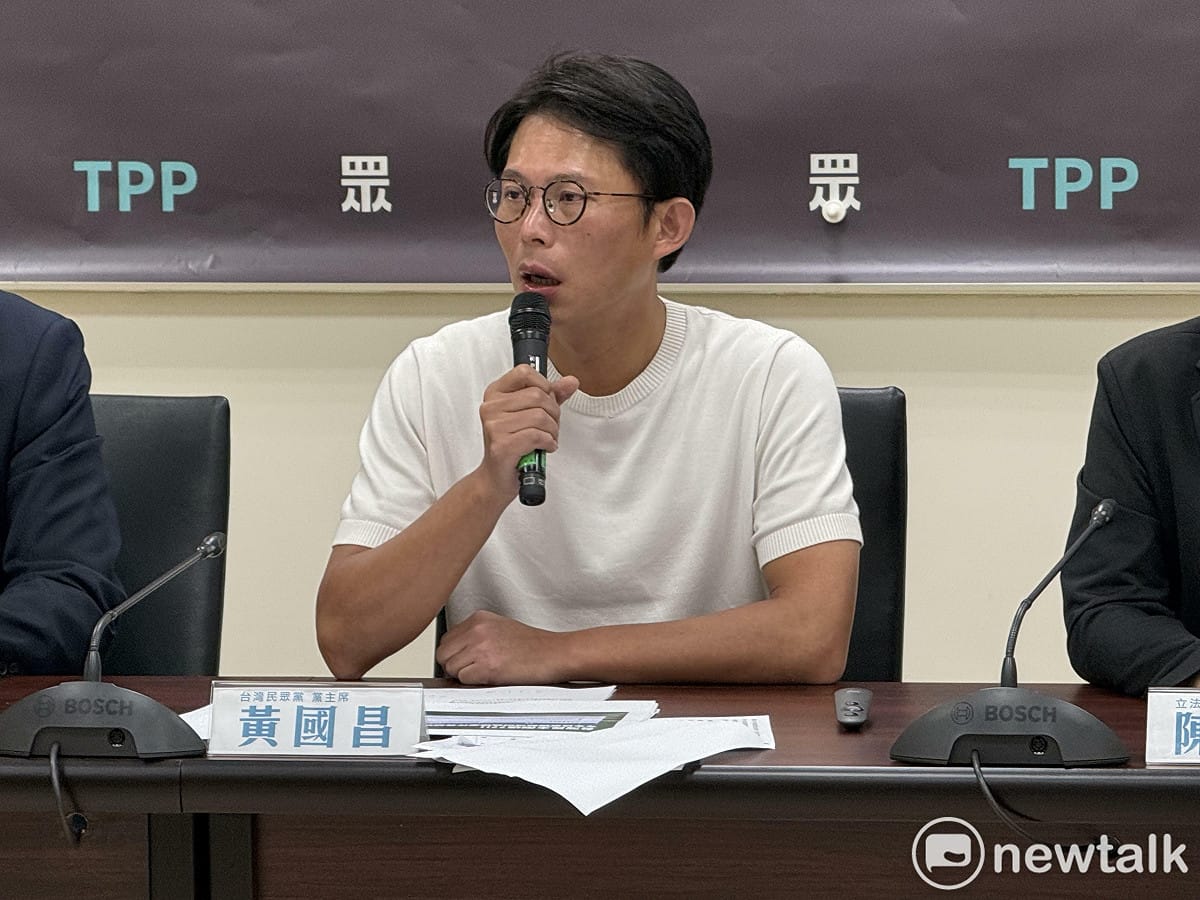 民眾黨主席黃國昌。 圖：周煊惠 / 攝