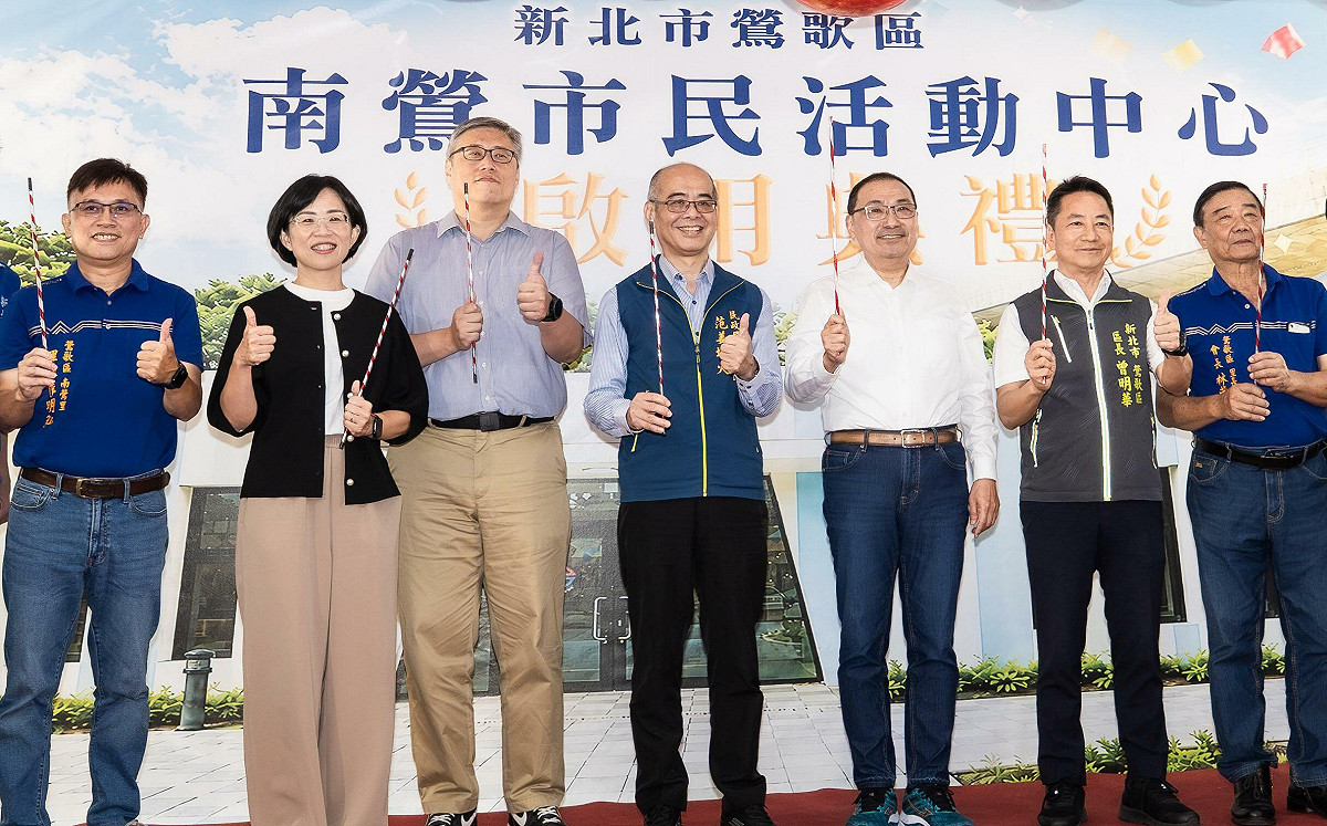 南鶯活動中心啟用 蘇巧慧：我爭取中央預算、市府工程完善是最佳合作典範
