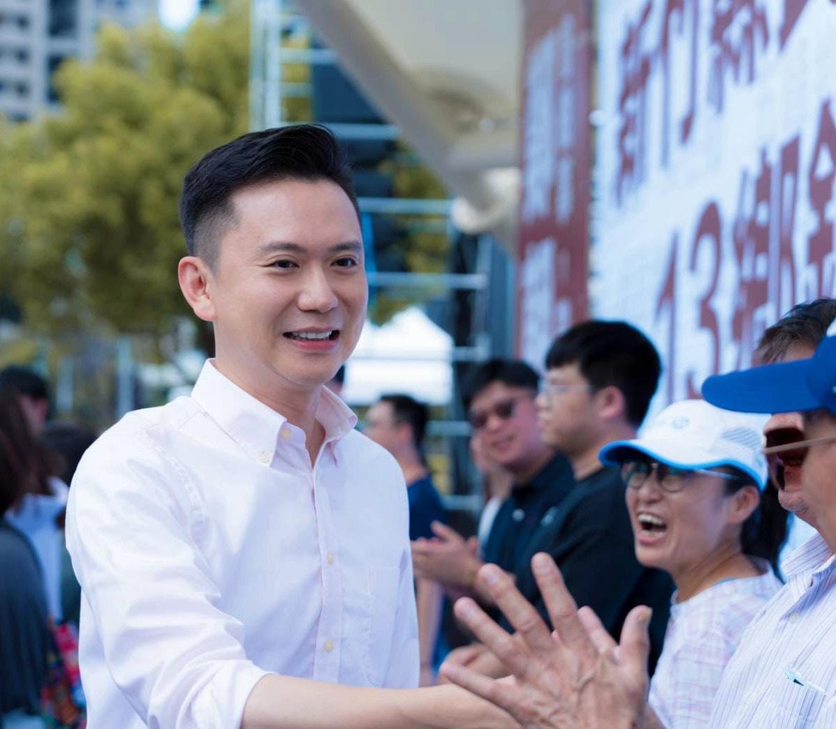 新竹縣長候選人鄭朝方3日舉辦竹北競選總部成立大會。 圖：鄭朝方提供