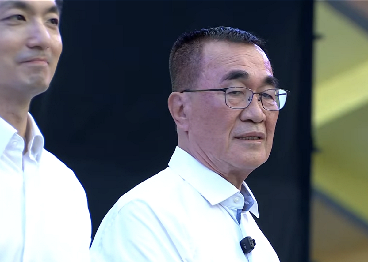 國民黨新北市長候選人李四川4日舉行第一場大型造勢活動 圖：翻拍自李四川辦公室直播